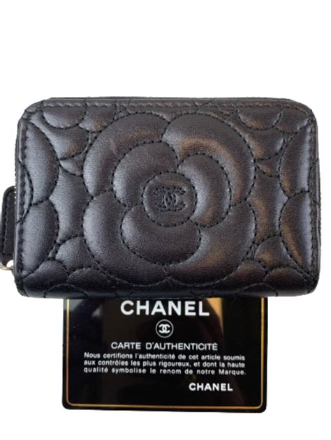 chanel key card holder camellia|Chanel Camellia Card Holder .